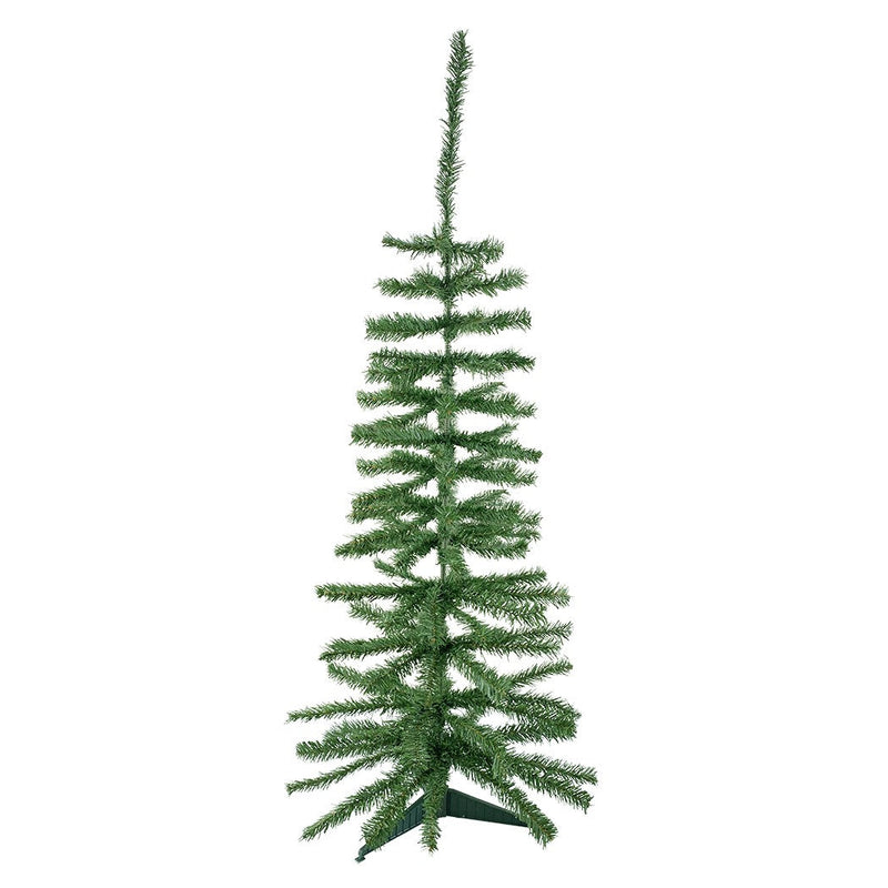 Albero di Natale 100H cm Rami Pieghevoli in PVC Abete Artificiale
