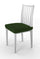 Lot de 2 Housses de Chaise Stretch en Polyester Vert Foncé