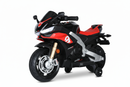 Moto Elettrica per Bambini 12V con Licenza Aprilia RSIV Small Nera Seconda Scelta