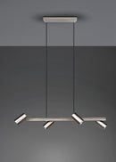 Lampada a Sospensione da Interno Attacco GU10 in Metallo Nickel Opaco