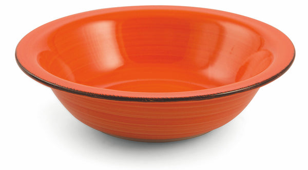 acquista Set de 6 Assiettes Creuses Ø21,5x5,5 cm en Gres VdE Tivoli 1996 New Baita Orange