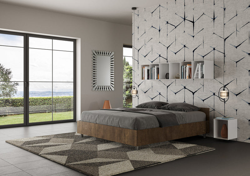 Letto Matrimoniale Nuamo Noce Varie Misure