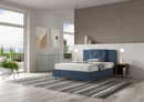 Letto Matrimoniale Appia Blu Varie Misure