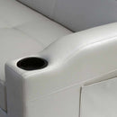 Divano Letto 205x84X89 cmin Similpelle Beige