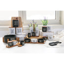 Set 3 Barattoli Sale Zucchero e Caffè Ø8,5x9 cm 300 ml in Gres VdE Tivoli 1996 Urban Kit