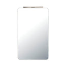 Specchio Contenitore Anta Destra 50x13x85 cm 2 Ripiani in Nobilitato Montegrappa Bianco