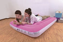Materasso Matrimoniale Gonfiabile Floccato da Campeggio 190x135x22cm Jilong Easigo Rosa