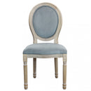 Sedia Constance 48x46x96 h cm in Velluto Grigio