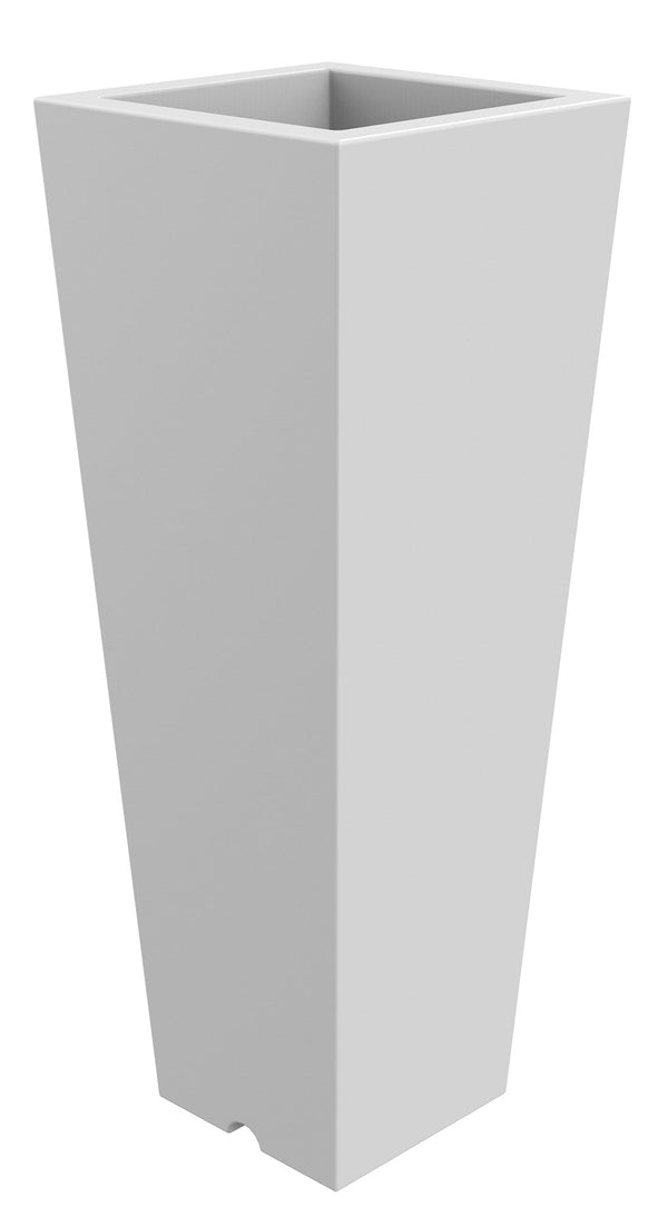Vase 34x86 cm en résine Arkema Quadro 86 Blanche online