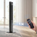 Ventilatore Piantana a Torre Ø31,5x116 cm con WiFi e App di Controllo in ABS e Rame Nero      