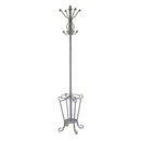Appendiabiti a Stelo Ø40xh180 cm in Metallo Grigio