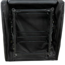Poltrona Relax Reclinabile Ergonomica in Similpelle 65x92x100 cm Nero 