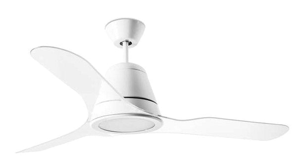 Ventilateur de Plafond avec 3 Pales et Lampe LED Ø132 cm 3 Vitesses Blanc sconto