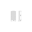 Spessore Laterale per Appendiabiti per Armadio Hang Verniciato Alluminio Tecnoplastica Emuca