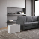 Panca Allungabile Inferiore 72-300x26x45 cm Evolve Bianco Frassino  