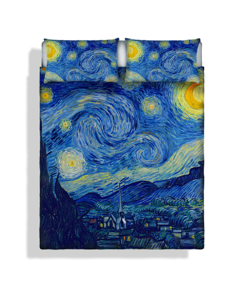 Set Lenzuola Matrimoniale Sopra e Federe in Cotone con Stampa