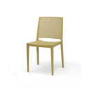 Set 6 Sedie 46x56x81 cm in Polipropilene Porto Senape