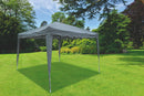 Gazebo da Giardino in Alluminio Richiudibile 3x3m Soriani Tenerè Grigio