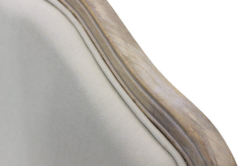 Poltrona Christy in Tessuto 64x72x92 h cm in Legno Beige