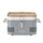 Barbecue à Charbon Portable 42,5x34,7x 23 cm en Métal Cube Stone