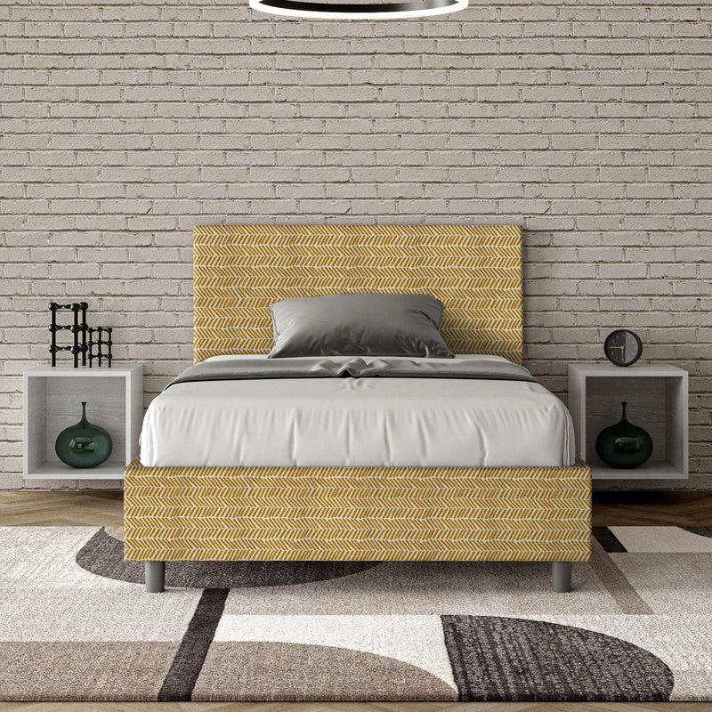 Letto 1 Piazza e Mezzo Adele Aragona 3 Giallo Varie Misure