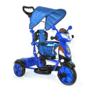 Triciclo a Spinta per Bambini con Pedali New Rider Blu