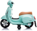 Piaggio Mini Vespa GTS Elettrica 6V per Bambini Verde Smeraldo