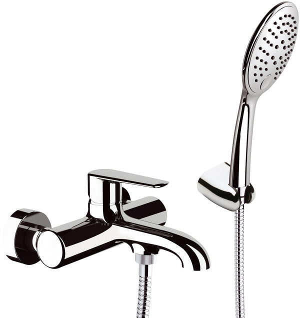 Ensemble de douche en laiton chromé Mariani Armonia et mitigeur de baignoire à levier unique acquista