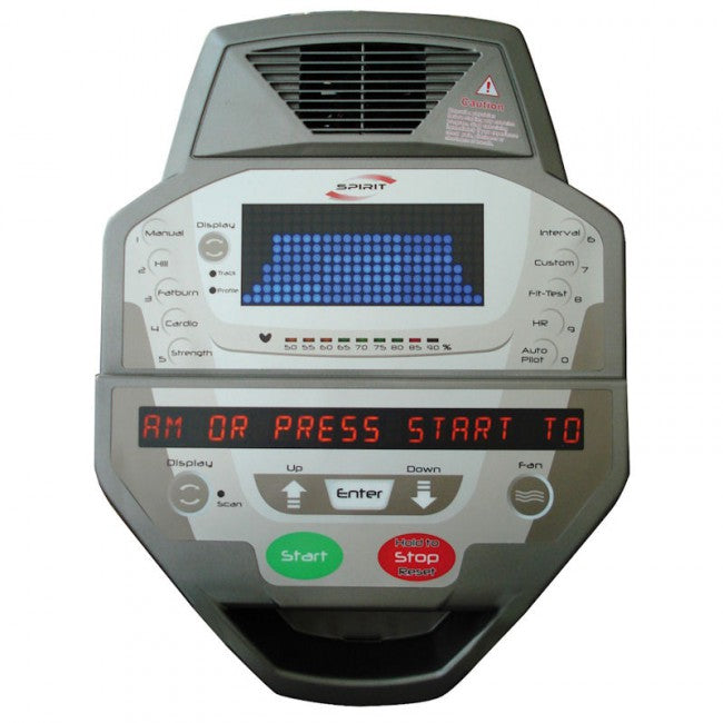 Cyclette Ergometro Autoalimentato Magnetica 190Kg Max 40 Livelli Spirit Fitness Cu-800