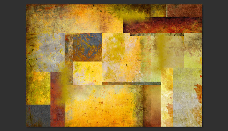 Fotomurale - Orange Hue Of Art Expression Carta Da Parato Erroi