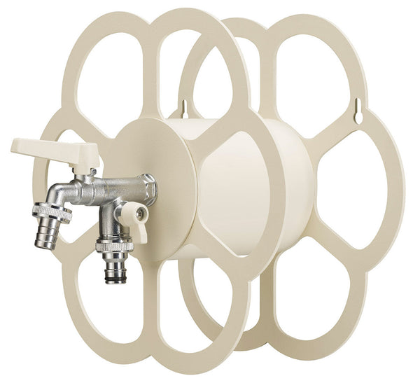 acquista Support de tuyau mural en métal avec robinet double sortie Belfer 42/FR ivoire