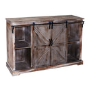 Mobile 2 Ante 4 Cassetti in Legno MDF e Abete Bilbao
