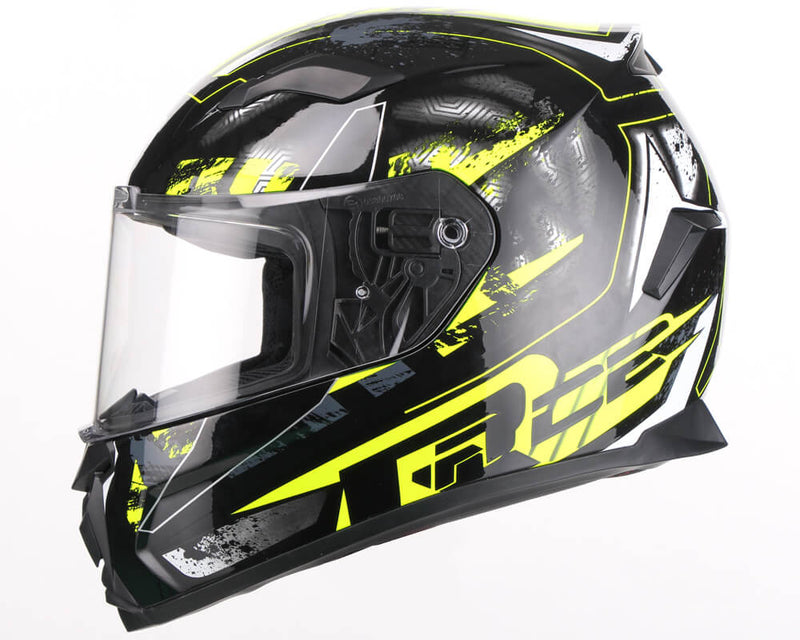 Casco Integrale per Scooter Visiera Lunga CGM Jerez 307G Giallo Fluo Varie Misure