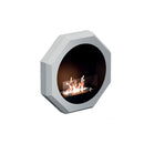Camino a Bioetanolo da Parete 64,8x15,4x64,8 cm 2000W 1L Palmanova Bianco 