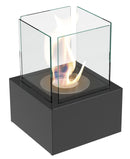 Camino a Bioetanolo da Tavolo 25x25 cm Flig Provicence 2 Nero