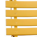 Set Tavolino e 2 Sedie Pieghevoli da Giardino Teresa Mostarda 