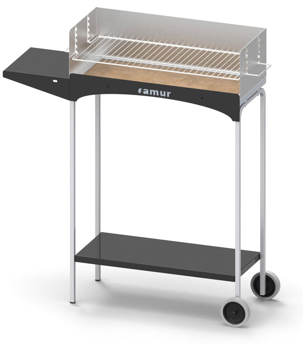 Barbecue à charbon avec Famur BK 3 Chrome Grill sconto