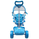 Triciclo a Spinta per Bambini Seggiolino Reversibile Hornet Azzurro