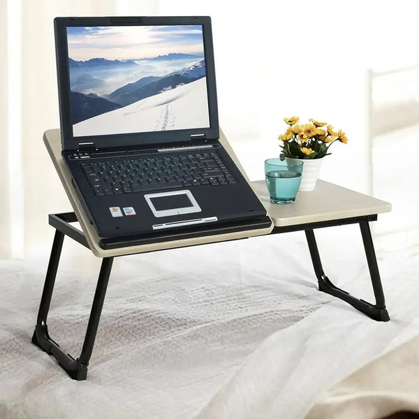 online Tavolino Vassoio Pieghevole da Letto Divano 65x30 cm per Notebook PC Laptop