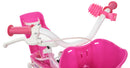 Bicicletta per Bambine 12" Disney Minnie Freno Caliper e Stabilizzatori in Acciaio Hi-Ten Rosa