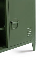 Mobile TV con 2 Ante 40x120,5x58,5 cm Cambridge in Acciaio Verde