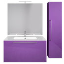 Mobile da Bagno sospeso Samoa 06 Laccato Lilla TFT