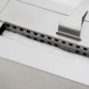 Inserto per Camino a Bioetanolo da Pavimento 58x28x52 cm con Bruciatore Nero