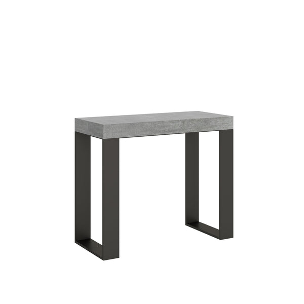 Consolle Allungabile 90-300x40x77 cm in Nobilitato Grigio online