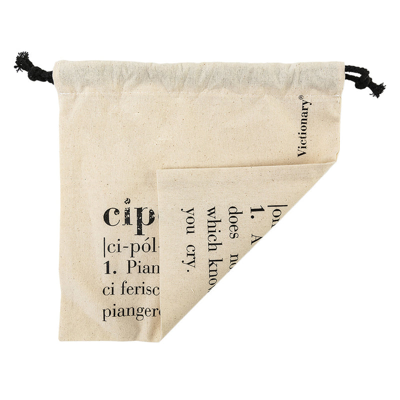 Sacchetto onion/cipolla 23,5x25 cm in Cotone VdE Tivoli 1996 