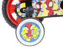 Bicicletta per Bambini 12" Marvel Spidey Freno Caliper e Stabilizzatori in Acciaio Hi-Ten Azzurro