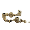 Portacandele steccato tronco cm 110