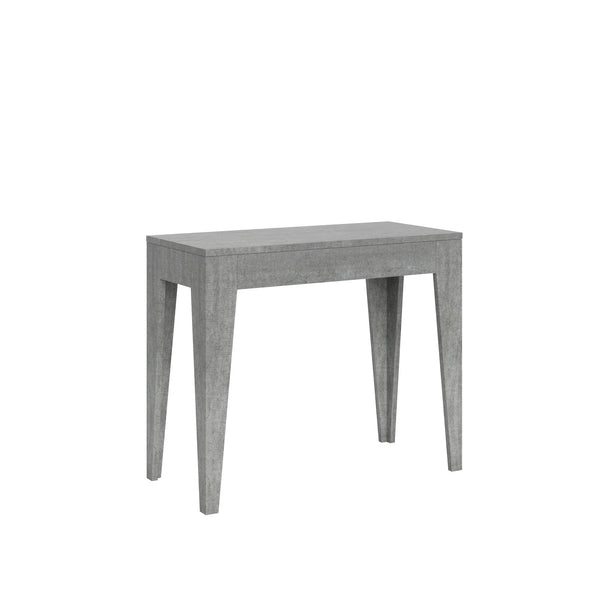 Console Extensible 90-302x42x77 cm en Mélamine Grise sconto
