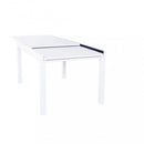 Tavolo Allungabile Hawaii 135/270x90x75 h cm in Alluminio Bianco