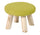 Pouf en Tissu et Pin 29x29x20 cm Fumer Jimmy Vert